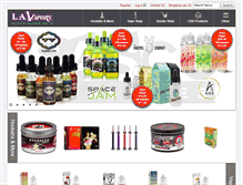 Tablet Screenshot of lavaporssmokeshop.com